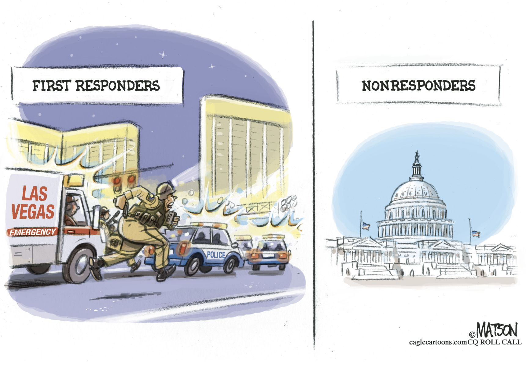First Responders and Nonresponders by RJ Matson, Roll Call